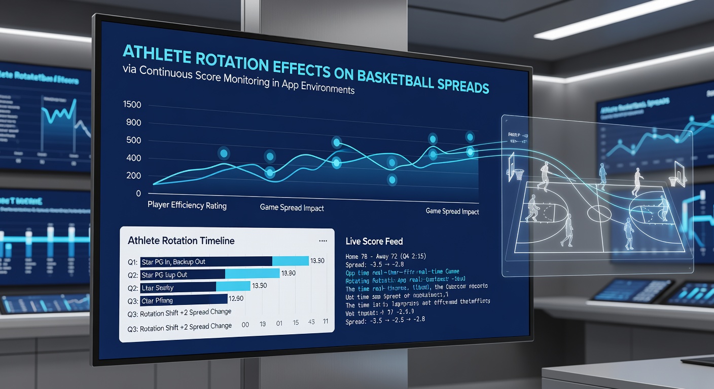 Live-Score-Monitoring in einer Basketball-App mit Fokus auf Spielerrotationen und Quoten