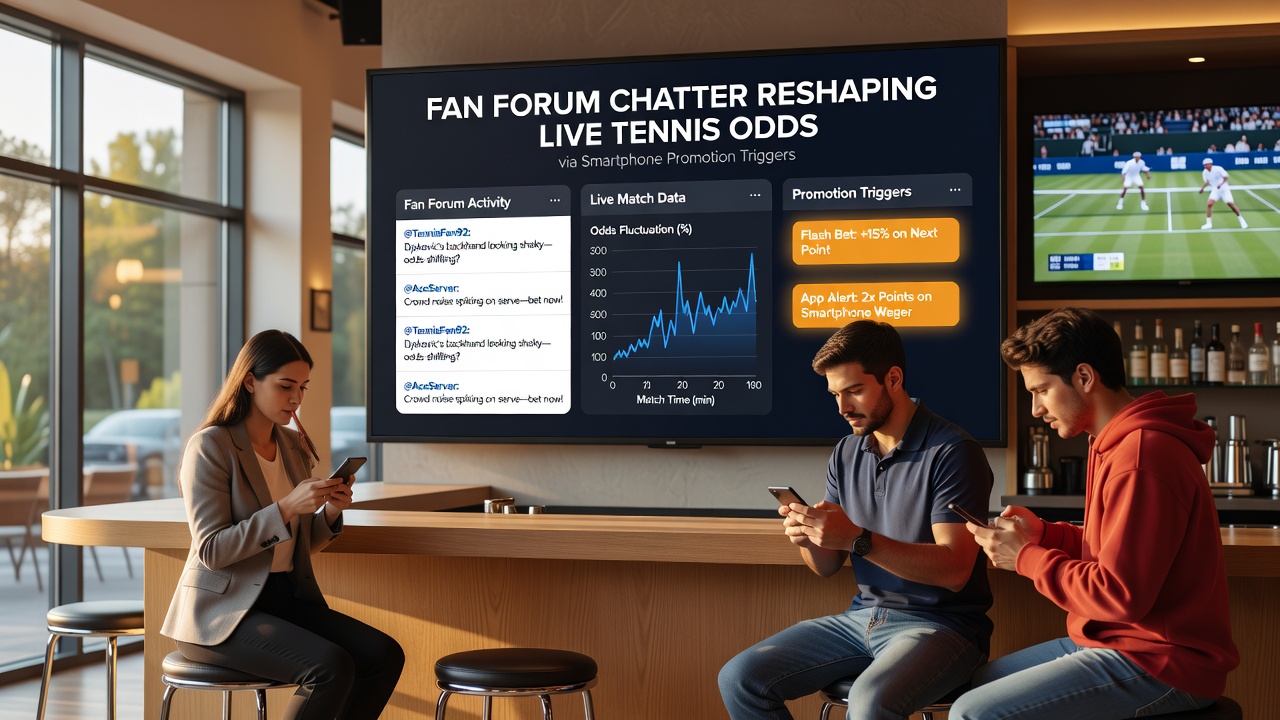 Smartphone promotions triggering changes in live tennis odds