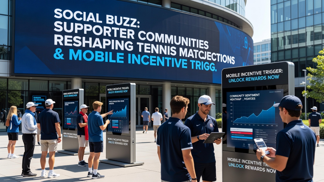 Mobile App-Benachrichtigungen basierend auf Fan-Communities in Tennis-Matches