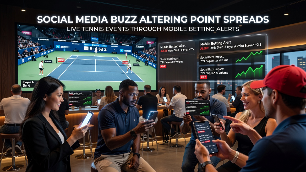 Social Media Buzz verändert Tennis-Live-Wetten