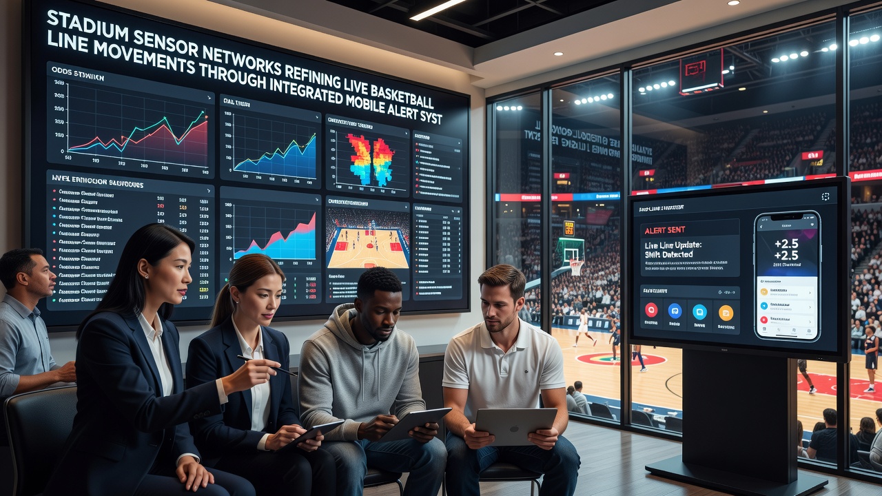 Mobile App mit Live-Benachrichtigungen zu Basketball-Quotenänderungen